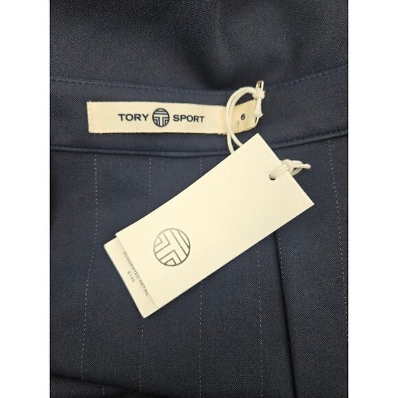 New Tory Sport Tech Twill Golf Skirt Womens 6 Navy Blue - Picture 5 of 7